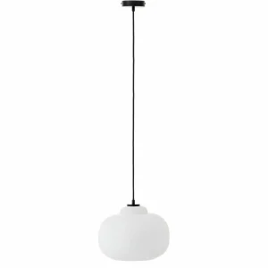 Cheap Brilliant Suspension Blop en verre, blanche