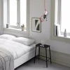 Online EMIBIG LIGHTING Suspension Bobi 1 en noir, câble rouge, à 1 lampe