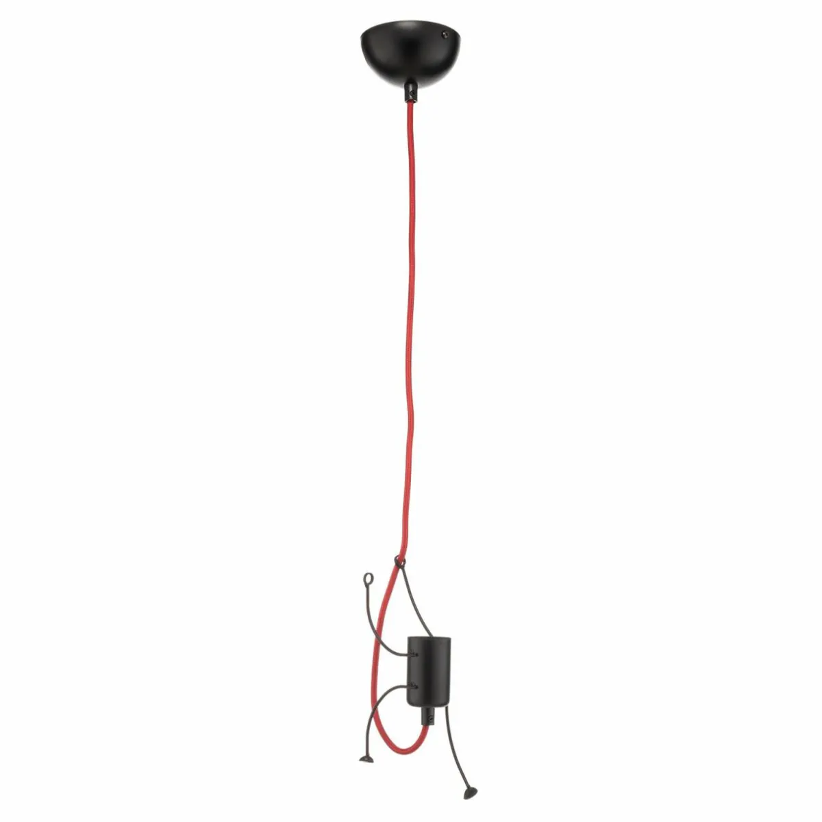 suspension_bobi__en_noir_cble_rouge___lampe_2.webp Online EMIBIG LIGHTING Suspension Bobi 1 en noir, câble rouge, à 1 lampe