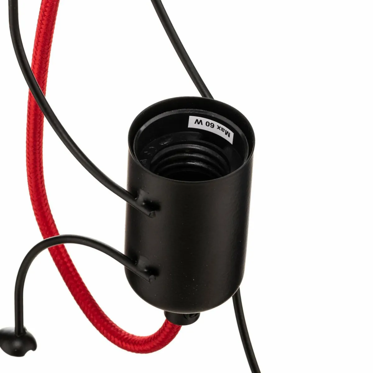suspension_bobi__en_noir_cble_rouge___lampe_5.webp Online EMIBIG LIGHTING Suspension Bobi 1 en noir, câble rouge, à 1 lampe