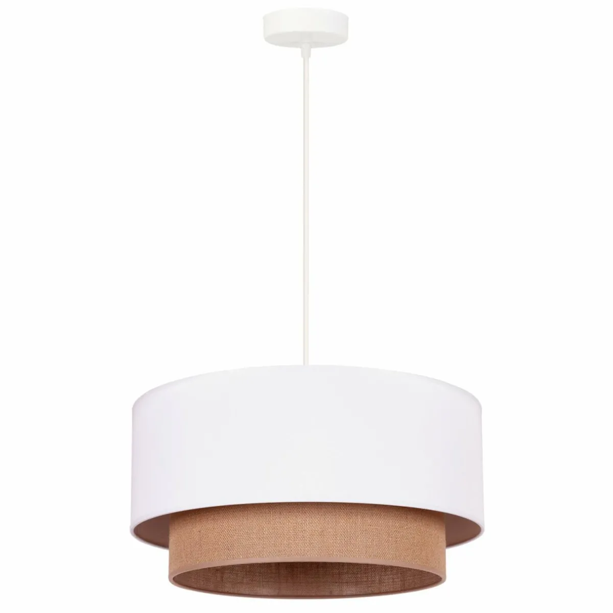 suspension_boho__cm__lampe_blanchejute_0.webp Clearance Duolla Suspension Boho Ø 45 cm 1 lampe blanche/jute
