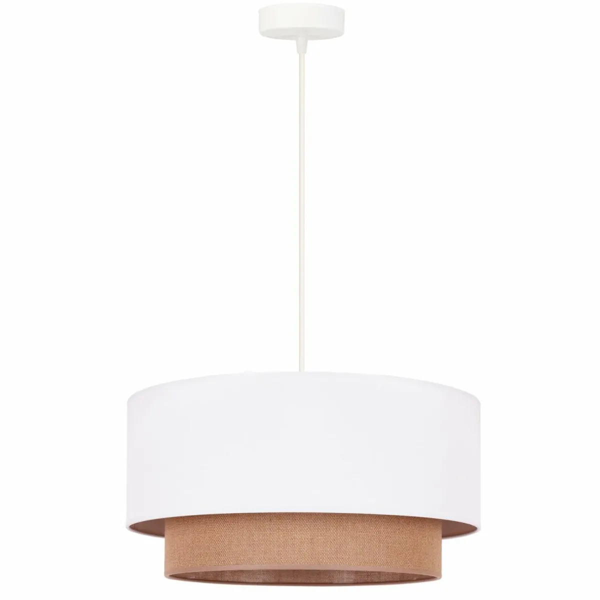 suspension_boho__cm__lampe_blanchejute_1.webp Clearance Duolla Suspension Boho Ø 45 cm 1 lampe blanche/jute