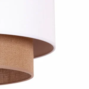 Clearance Duolla Suspension Boho Ø 45 cm 1 lampe blanche/jute
