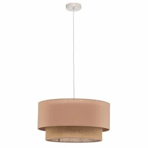 New Duolla Suspension Boho Ø 45 cm 1 lampe cappuccino/jute