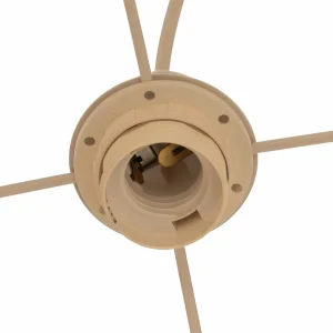 Sale Duolla Suspension Boho Ø 60 cm 1 lampe écru-blanc/rotin
