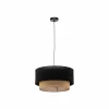 Sale Duolla Suspension Boho Ø 45 cm 1 lampe noire/jute
