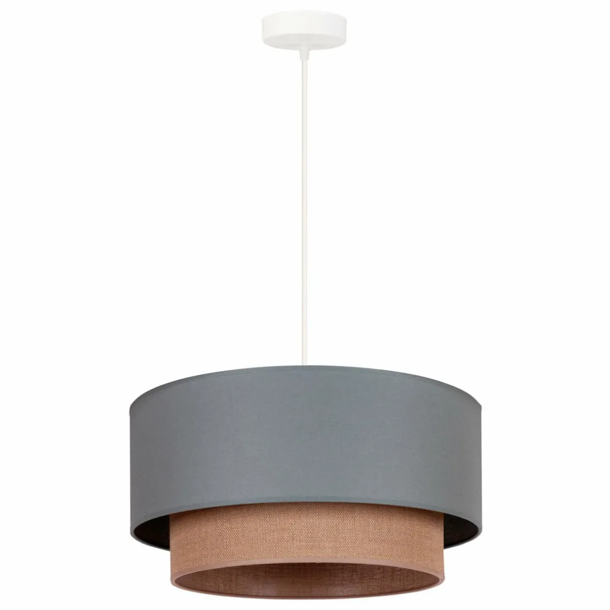 suspension_boho__cm__lampe_vert_saugejute_0.webp Best Sale Duolla Suspension Boho Ø 45 cm 1 lampe vert sauge/jute