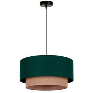 Cheap Duolla Suspension Boho Ø 45 cm 1 lampe verte/jute