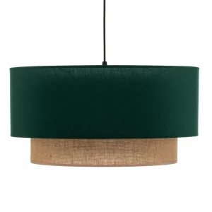 Cheap Duolla Suspension Boho Ø 45 cm 1 lampe verte/jute