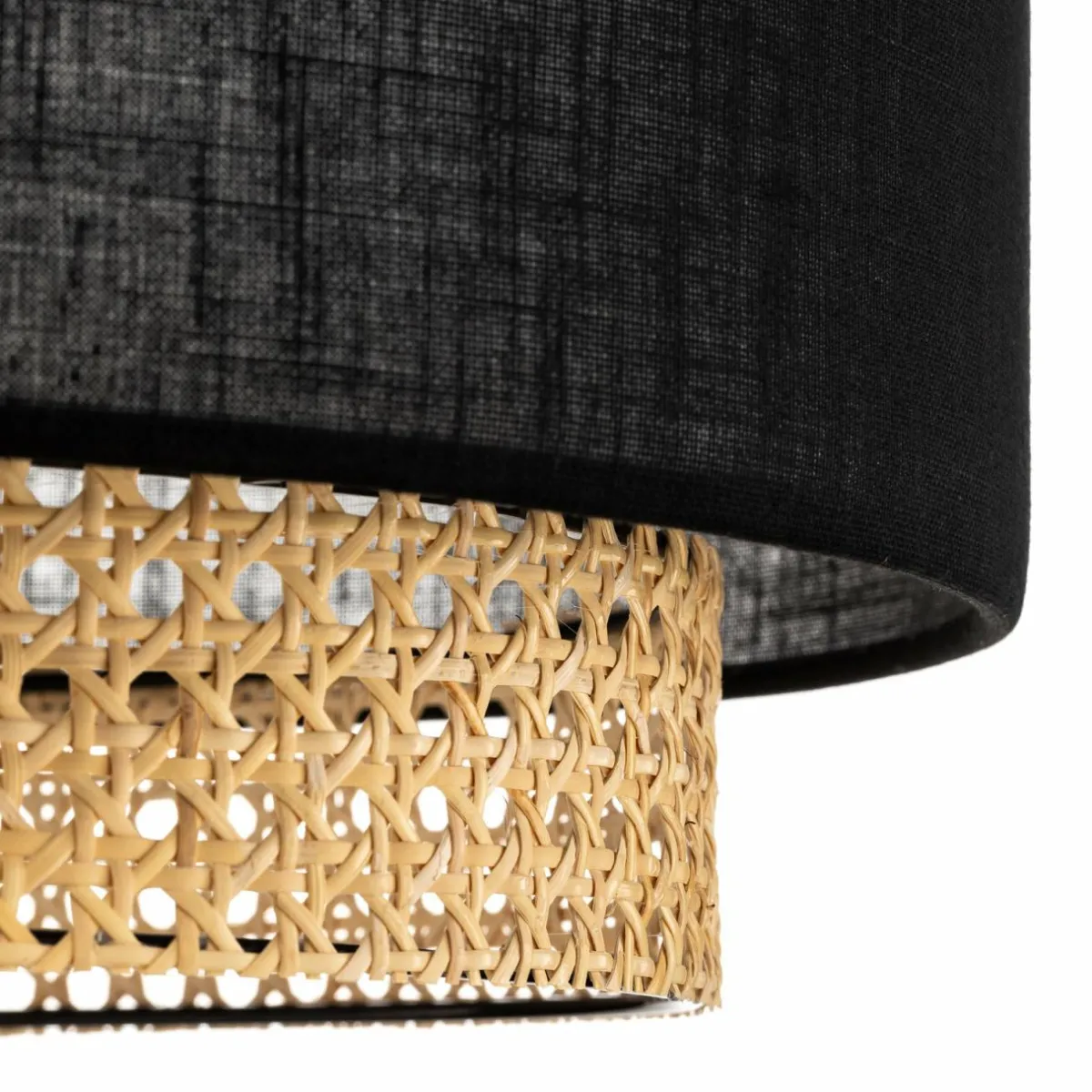 suspension_boho_noirerotin__cm_3.webp Outlet TK Lighting Suspension Boho, noire/rotin Ø 38 cm