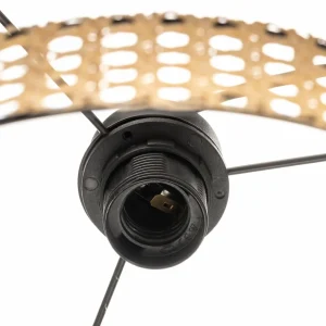 Outlet TK Lighting Suspension Boho, noire/rotin Ø 38 cm