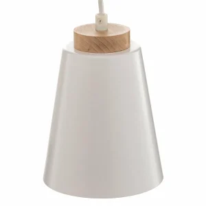 Store EMIBIG LIGHTING Suspension Bolero 3, à 3 lampes, blanche