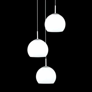 Cheap Hufnagel Suspension Bolero à 3 lampes, ronde