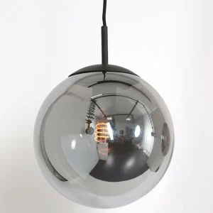 Cheap Steinhauer Suspension Bollique, 3 lampes, longue, noire, verre