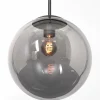 Outlet Steinhauer Suspension Bollique, noir, Ø 20 cm, verre, 1 lampe, sphère
