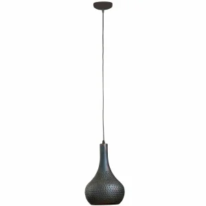 Best Zijlstra Suspension Bombur à une lampe, noire et brune