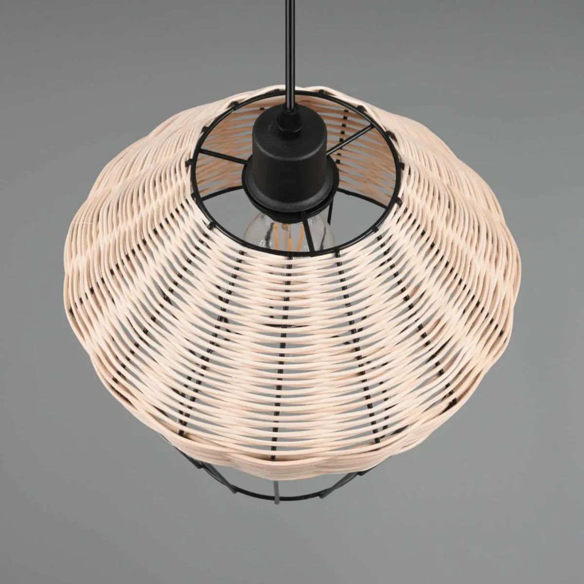 suspension_borka___lampe___cm_natur_1.webp Clearance Reality Leuchten Suspension Borka, à 1 lampe, Ø 30 cm, Natur