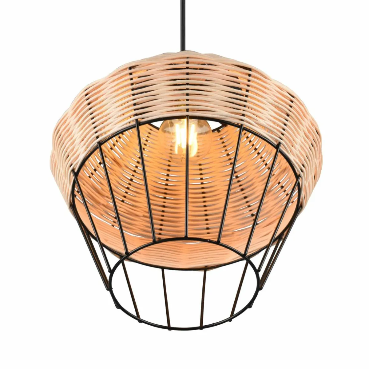 suspension_borka___lampe___cm_natur_5.webp Clearance Reality Leuchten Suspension Borka, à 1 lampe, Ø 30 cm, Natur