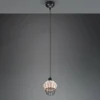 Outlet Reality Leuchten Suspension Borka, à 1 lampe, Ø 17,5 cm, Nature
