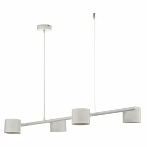 Hot ALDEX Suspension Bot blanche à quatre lampes