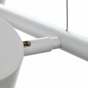 Hot ALDEX Suspension Bot blanche à quatre lampes