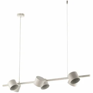 Fashion ALDEX Suspension Bot blanche à six lampes