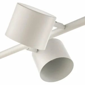 Fashion ALDEX Suspension Bot blanche à six lampes