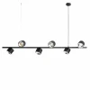 Store ALDEX Suspension Bot noire, à six lampes