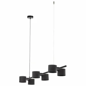 Store ALDEX Suspension Bot noire, à six lampes