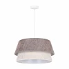 Store Euluna Suspension Boucle, Ø 50 cm, grise/écru