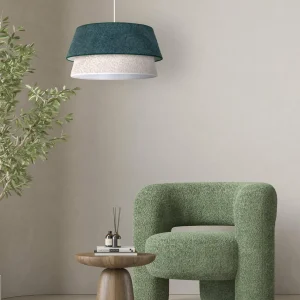Online Euluna Suspension Boucle, Ø 50 cm, verte/écru