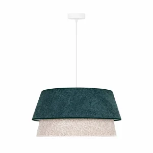 Online Euluna Suspension Boucle, Ø 50 cm, verte/écru