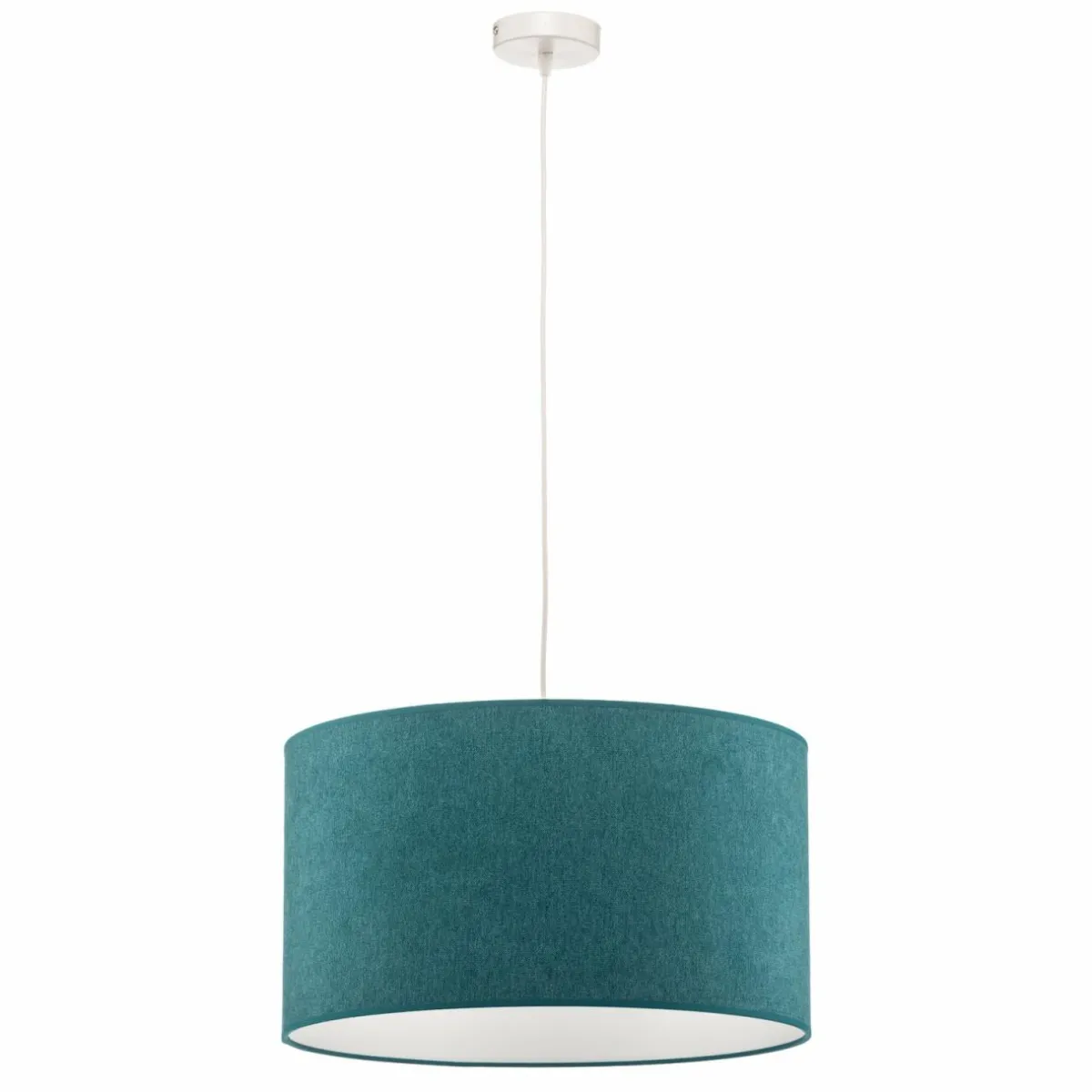 suspension_bristol_motif_tiss_turquoise_1.webp Cheap Duolla Suspension Bristol, motif tissé, turquoise