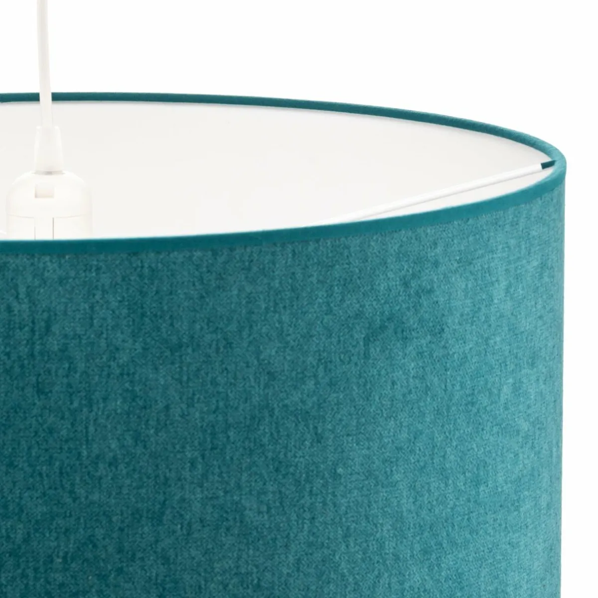 suspension_bristol_motif_tiss_turquoise_3.webp Cheap Duolla Suspension Bristol, motif tissé, turquoise
