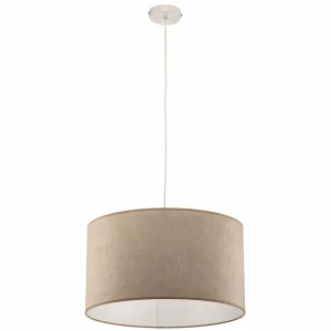Discount Duolla Suspension Bristol, motif toile, beige