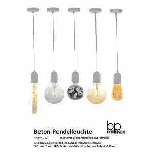 Sale Busch Suspension Béton, douille E27