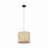 Best Sale EGLO Suspension Butterburn, Ø 36 cm, beige/vert, tissu