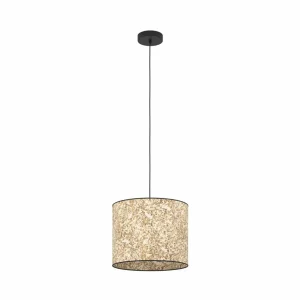 Best Sale EGLO Suspension Butterburn, Ø 36 cm, beige/vert, tissu