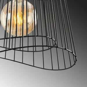 Discount Opviq Suspension Byisoo 6345 à 1 lampe Ø40cm noir