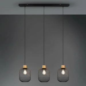 Discount Reality Leuchten Suspension Calimero aspect cage à 3 lampes