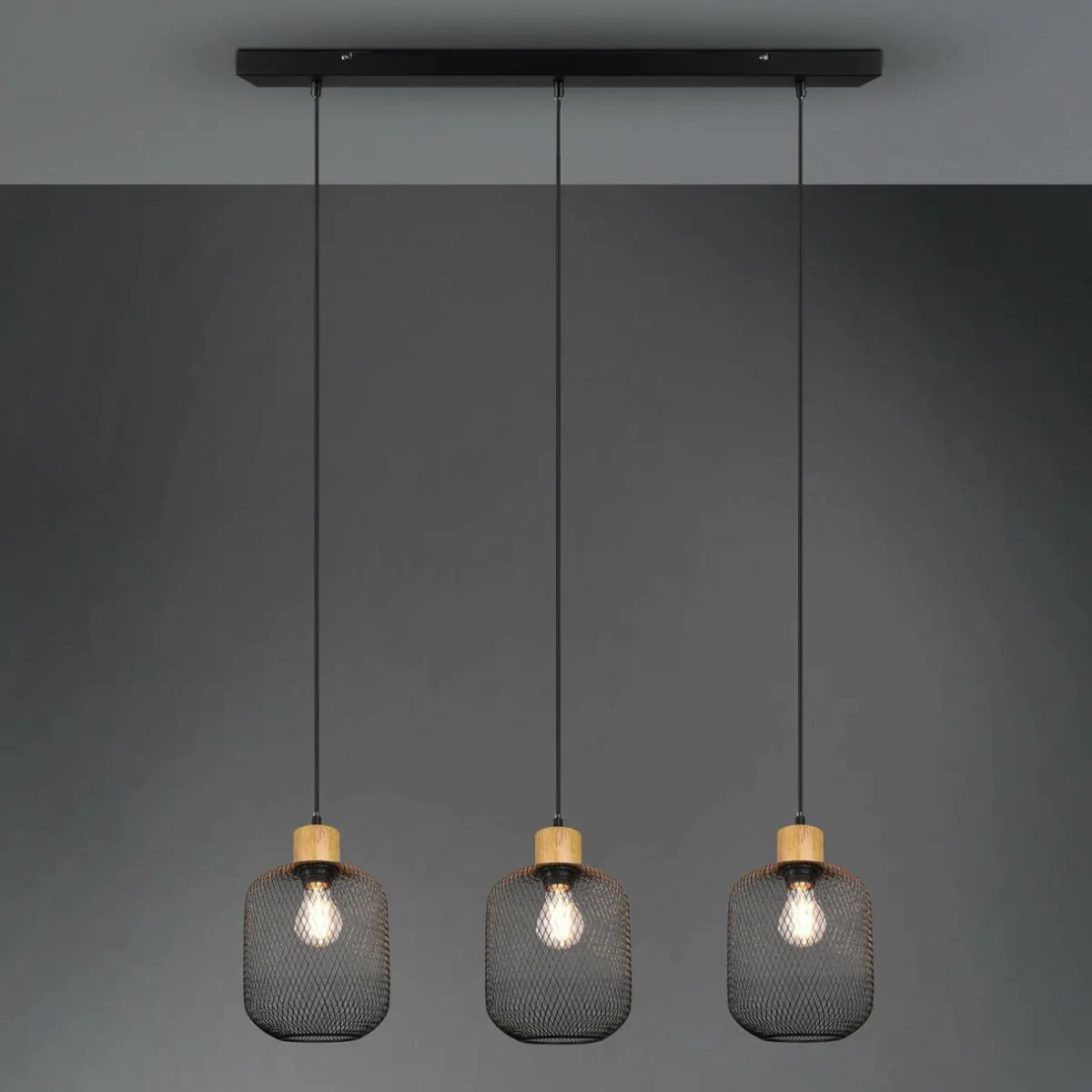 suspension_calimero_aspect_cage___lampes_0.webp Discount Reality Leuchten Suspension Calimero aspect cage à 3 lampes