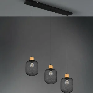 Discount Reality Leuchten Suspension Calimero aspect cage à 3 lampes