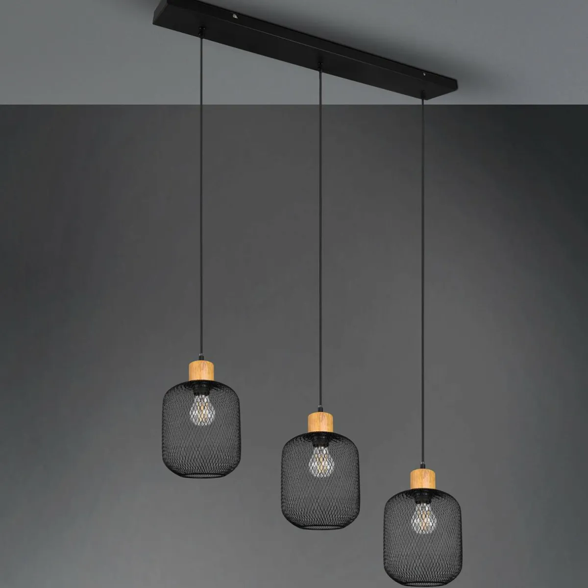 suspension_calimero_aspect_cage___lampes_1.webp Discount Reality Leuchten Suspension Calimero aspect cage à 3 lampes