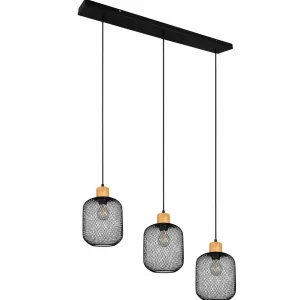 Discount Reality Leuchten Suspension Calimero aspect cage à 3 lampes