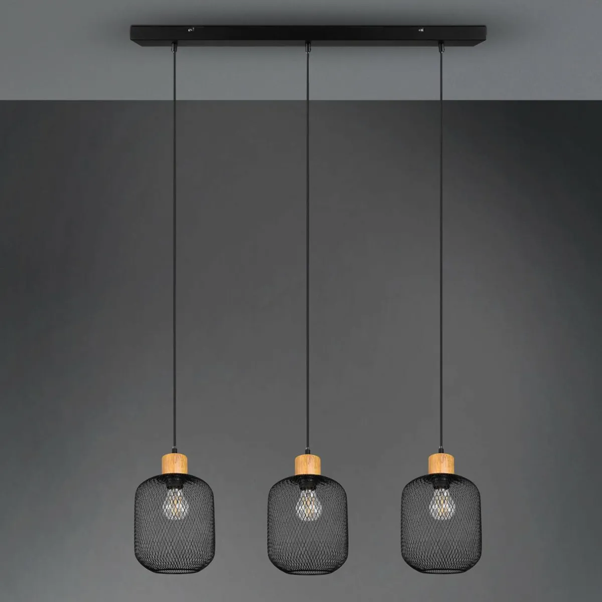 suspension_calimero_aspect_cage___lampes_3.webp Discount Reality Leuchten Suspension Calimero aspect cage à 3 lampes