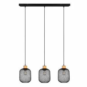 Discount Reality Leuchten Suspension Calimero aspect cage à 3 lampes