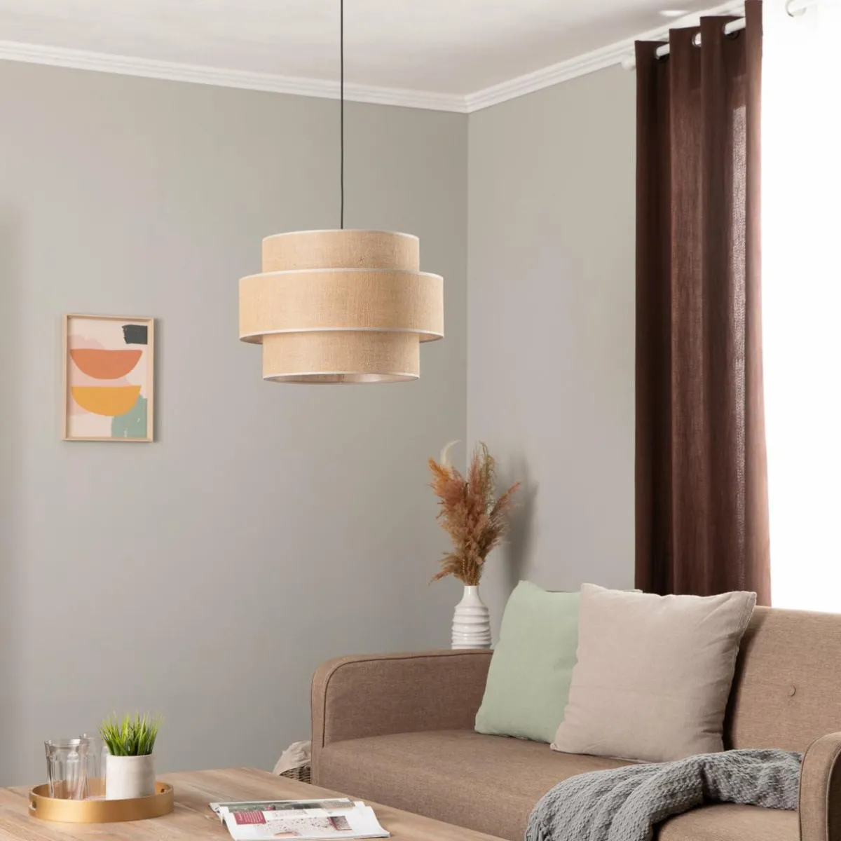 suspension_calisto_jute_brun_naturel__lampes___cm_0.webp Cheap TK Lighting Suspension Calisto, Jute, brun naturel, 3 lampes, Ø 50 cm