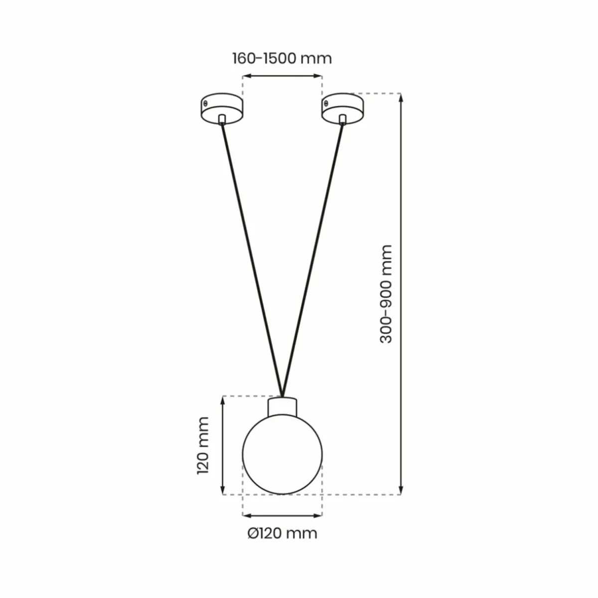 suspension_capri_avec_abatjour_rond___lampe_1.webp Cheap Eko-Light Suspension Capri avec abat-jour rond, à 1 lampe