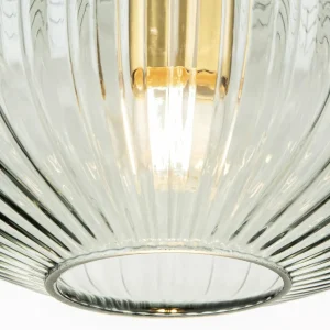 Best Sale ORION Suspension Carneval, laiton vieilli/gris fumée, Ø 25 cm, verre