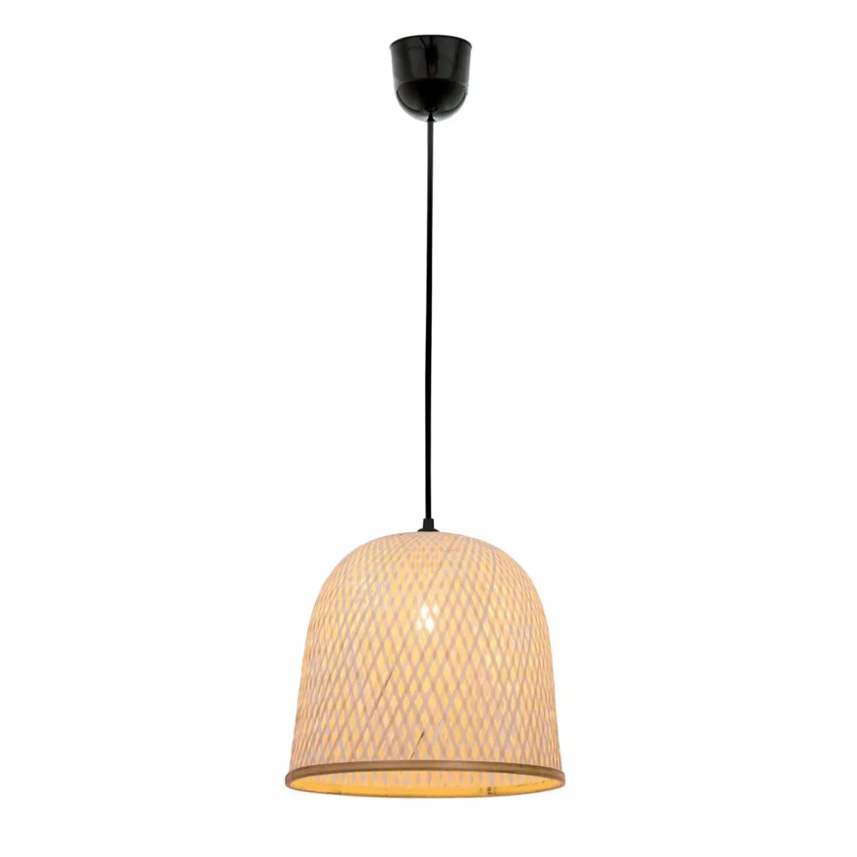 suspension_casper_abatjour_rotin___cm_0.webp Best Sale Viokef Suspension Casper, abat-jour rotin, Ø 35 cm